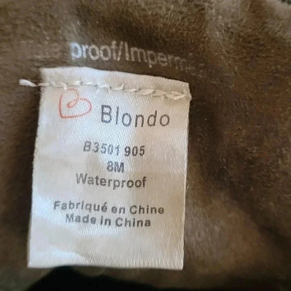 BLONDO Glenda Camo Green Waterproof Hidden Wedge Zip Sneakers(8) - Picture 12 of 14